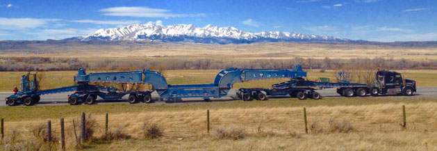 19 Axle Trailers Have Total Well Space of 73 Feet